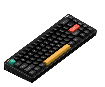 Klawiatura bezprzewodowa NuPhy Halo IO 65 / Obsidian Black / Blush Max